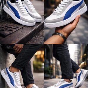 G-White N Blue Casual Shoe